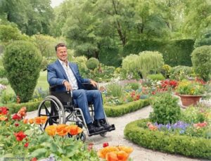 Michael schumacher rollstuhl garten